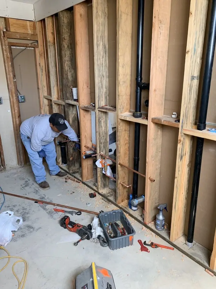 Commercial rough-in plumbing for Trenchless Sewer Repair in Toledo